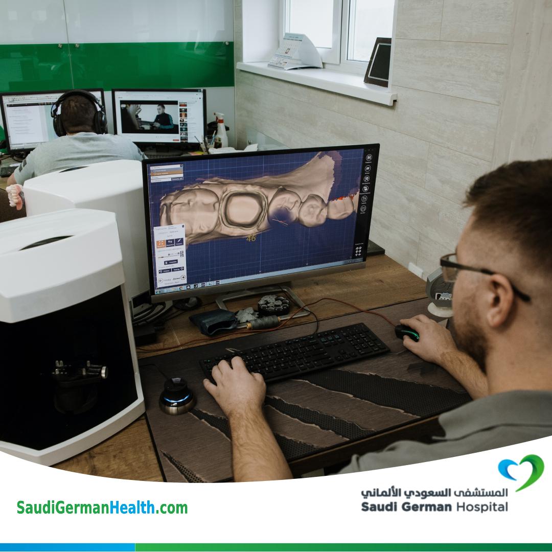 خدمات مركز زراعة الاسنان والتركيبات بالمستشفى السعودي الألماني